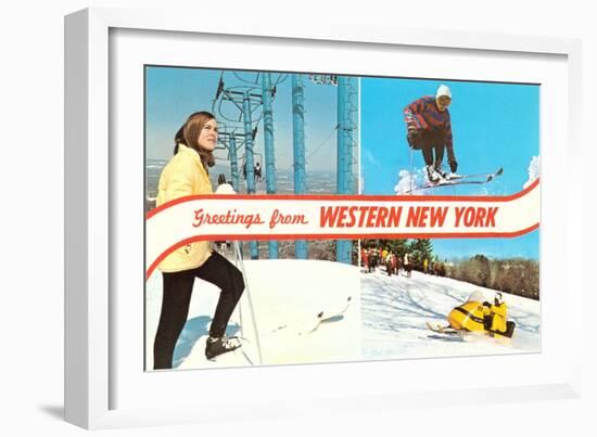 Greetings from Western New York-null-Framed Art Print