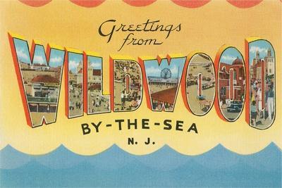 Greetings from New Jersey Wall Art: Prints, Paintings & Posters | Art.com
