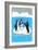 Greetings, Penguins Ensemble-null-Framed Art Print