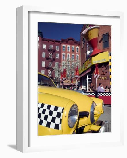 Greewich Village, Caliente Cab Company Restaurant and Bar, New York, New York, USA-Walter Bibikow-Framed Photographic Print