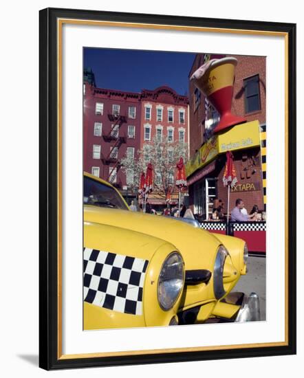 Greewich Village, Caliente Cab Company Restaurant and Bar, New York, New York, USA-Walter Bibikow-Framed Photographic Print