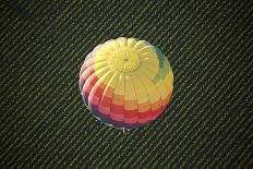 Hot Air Ballooning Above the Vineyards in Napa Valley, California-Greg Boreham-Framed Photographic Print