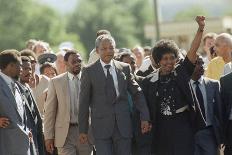 Nelson Mandela and Winnie Mandela-Greg English-Laminated Photographic Print