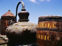 Old Barrel and Storage Tank, Saint Martin, Caribbean-Greg Johnston-Photographic Print