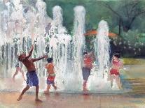 Fun in the Fountain-Gregg DeGroat-Giclee Print