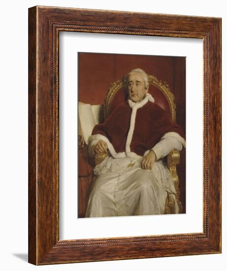 Grégoire XVI (1765-1846), pape-Paul Delaroche-Framed Giclee Print