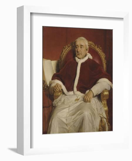 Grégoire XVI (1765-1846), pape-Paul Delaroche-Framed Giclee Print