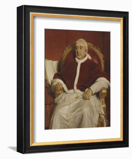 Grégoire XVI (1765-1846), pape-Paul Delaroche-Framed Giclee Print