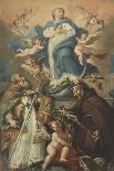 The Immaculate Conception with Saints Francis and Biagio-Gregorio Lazzarini-Giclee Print