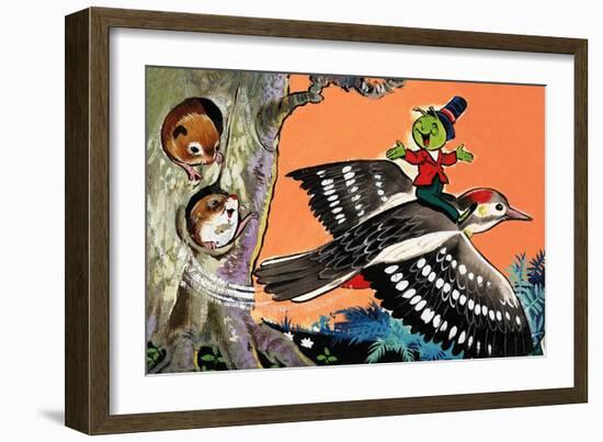 Gregory Grasshopper-Gordon Hutchings-Framed Giclee Print