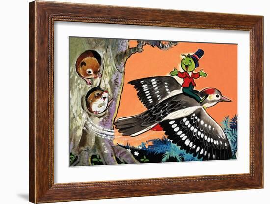 Gregory Grasshopper-Gordon Hutchings-Framed Giclee Print