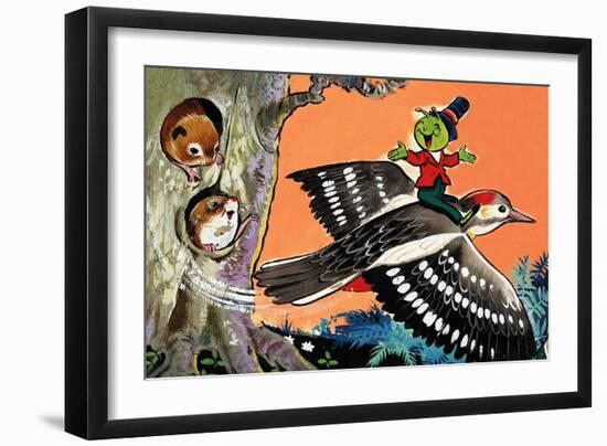 Gregory Grasshopper-Gordon Hutchings-Framed Giclee Print