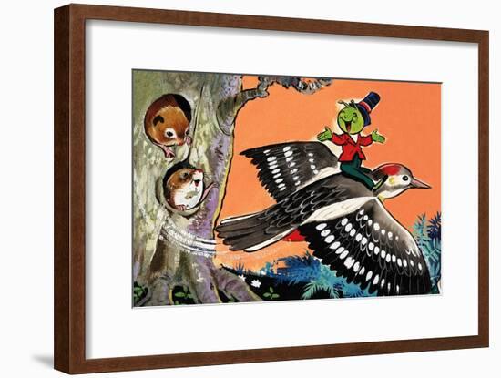 Gregory Grasshopper-Gordon Hutchings-Framed Giclee Print