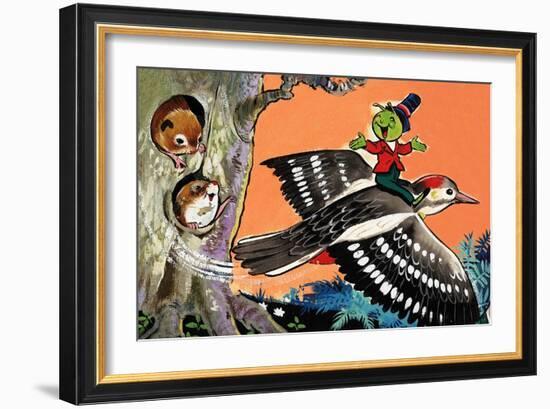 Gregory Grasshopper-Gordon Hutchings-Framed Giclee Print