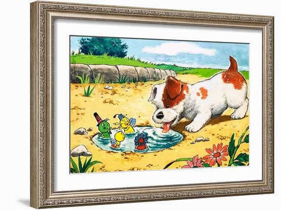 Gregory Grasshopper-Gordon Hutchings-Framed Giclee Print