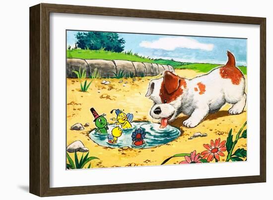 Gregory Grasshopper-Gordon Hutchings-Framed Giclee Print