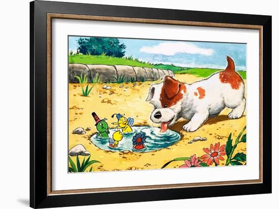 Gregory Grasshopper-Gordon Hutchings-Framed Giclee Print