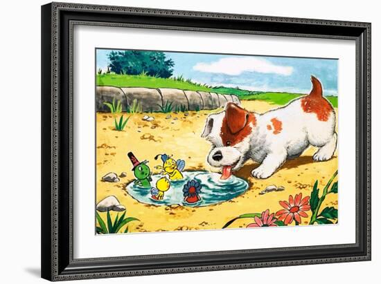 Gregory Grasshopper-Gordon Hutchings-Framed Giclee Print