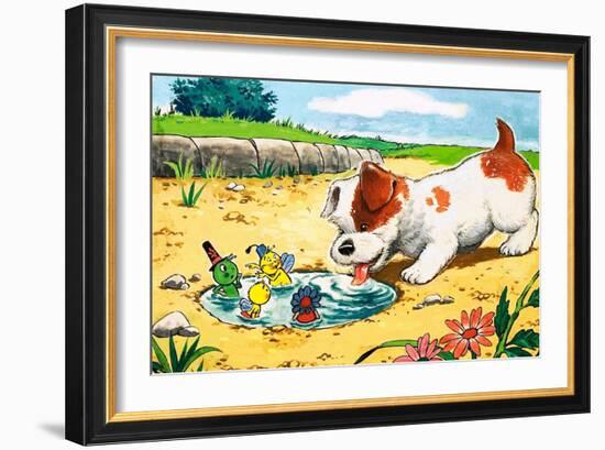 Gregory Grasshopper-Gordon Hutchings-Framed Giclee Print