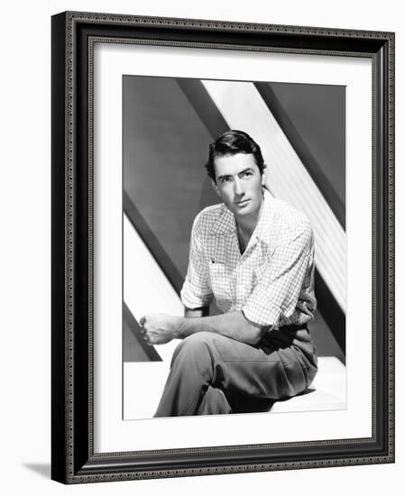 Gregory Peck, 1947-null-Framed Photo