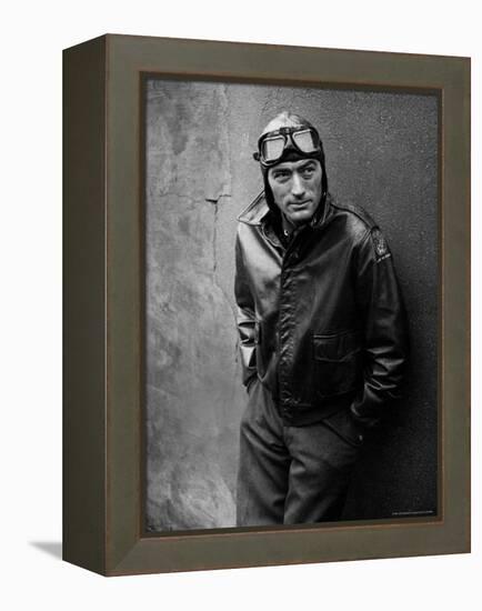 Gregory Peck Costumed as WWII American Air Forces Bomber Pilot for Twelve O'clock High-W^ Eugene Smith-Framed Premier Image Canvas