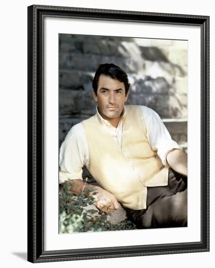 Gregory Peck, Late 1950s-null-Framed Photo