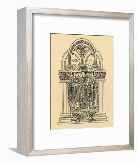 'Gregory the Great, St. Benedict, and St. Cuthbert', 1908-Unknown-Framed Giclee Print