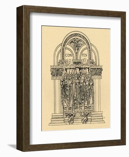 'Gregory the Great, St. Benedict, and St. Cuthbert', 1908-Unknown-Framed Giclee Print