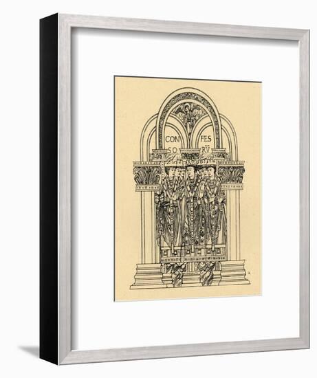 'Gregory the Great, St. Benedict, and St. Cuthbert', 1908-Unknown-Framed Giclee Print