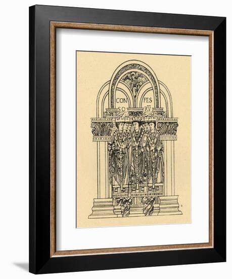 'Gregory the Great, St. Benedict, and St. Cuthbert', 1908-Unknown-Framed Giclee Print