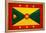 Grenada Flag Design with Wood Patterning - Flags of the World Series-Philippe Hugonnard-Framed Stretched Canvas