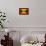 Grenada Flag Design with Wood Patterning - Flags of the World Series-Philippe Hugonnard-Framed Stretched Canvas displayed on a wall