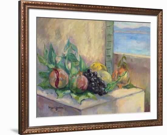 Grenades et Raisins-Henri Manguin-Framed Premium Giclee Print