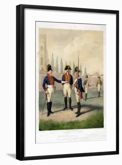 Grenadier Guard Battalion, 1786-1806-W Korn-Framed Giclee Print