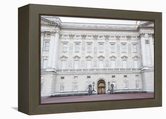 Grenadier Guards at Buckingham Palace, London, England, United Kingdom, Europe-Matthew Williams-Ellis-Framed Premier Image Canvas