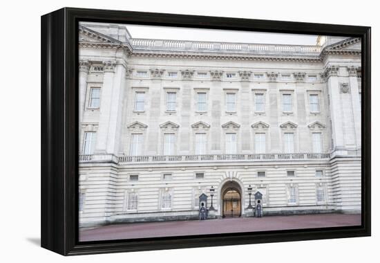 Grenadier Guards at Buckingham Palace, London, England, United Kingdom, Europe-Matthew Williams-Ellis-Framed Premier Image Canvas