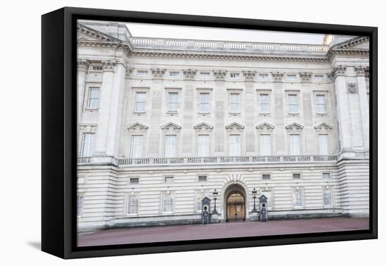 Grenadier Guards at Buckingham Palace, London, England, United Kingdom, Europe-Matthew Williams-Ellis-Framed Premier Image Canvas