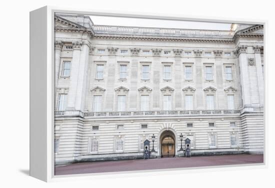 Grenadier Guards at Buckingham Palace, London, England, United Kingdom, Europe-Matthew Williams-Ellis-Framed Premier Image Canvas