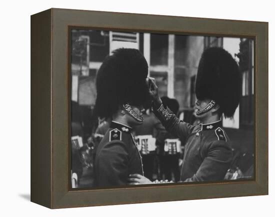 Grenadier Guards Checking Their Uniforms-Yale Joel-Framed Premier Image Canvas