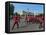 Grenadier Guards March to Wellington Barracks after Changing the Guard Ceremony, London, England-Walter Rawlings-Framed Premier Image Canvas