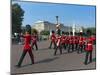 Grenadier Guards March to Wellington Barracks after Changing the Guard Ceremony, London, England-Walter Rawlings-Mounted Photographic Print