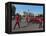 Grenadier Guards March to Wellington Barracks after Changing the Guard Ceremony, London, England-Walter Rawlings-Framed Premier Image Canvas