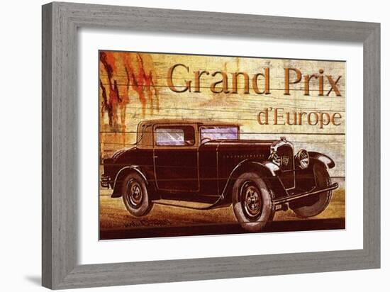 Grend Prix d'Europe-Kate Ward Thacker-Framed Giclee Print