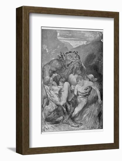 Grendel and Victims-John Henry Frederick Bacon-Framed Photographic Print