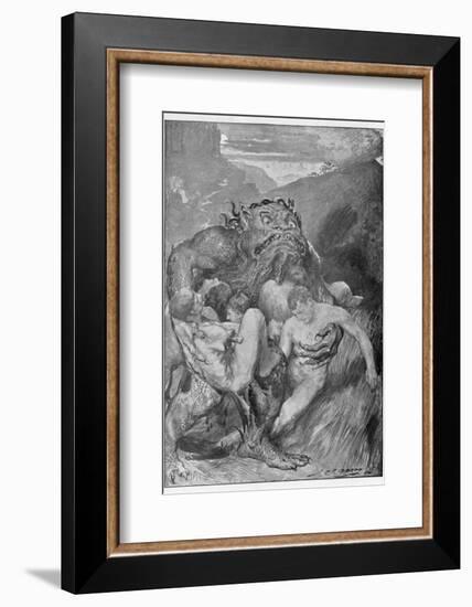 Grendel and Victims-John Henry Frederick Bacon-Framed Photographic Print