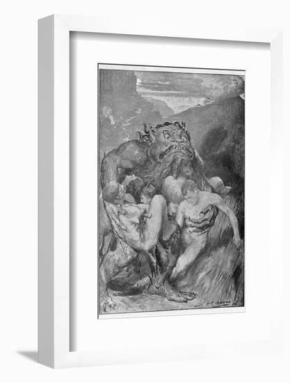 Grendel and Victims-John Henry Frederick Bacon-Framed Photographic Print