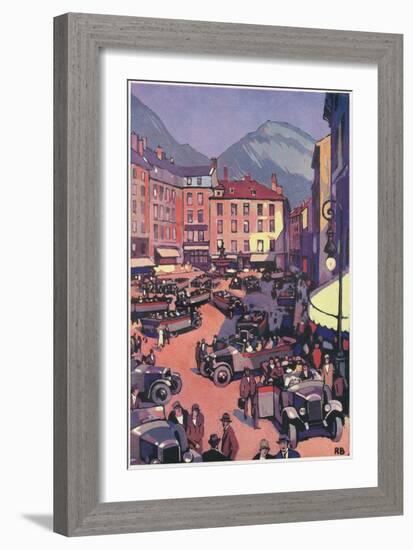 Grenoble, France-Roger Broders-Framed Art Print