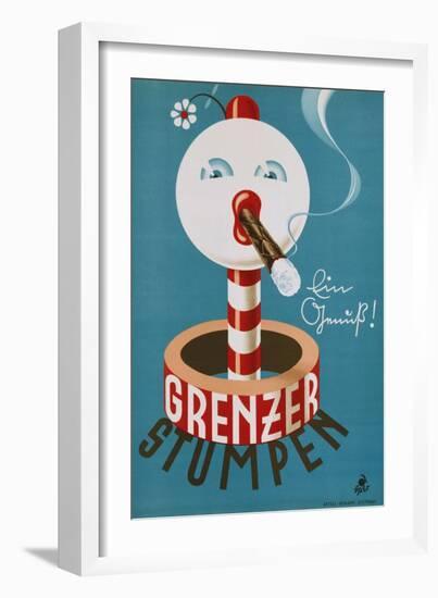 Grenzer Stumpen Poster-null-Framed Giclee Print