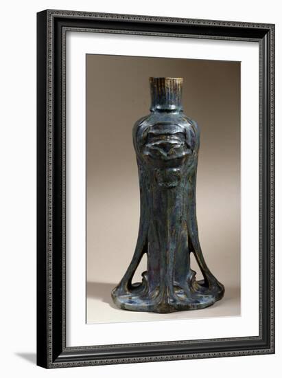 Gres Ceramic Vase, 1900-Georges de Feure-Framed Giclee Print