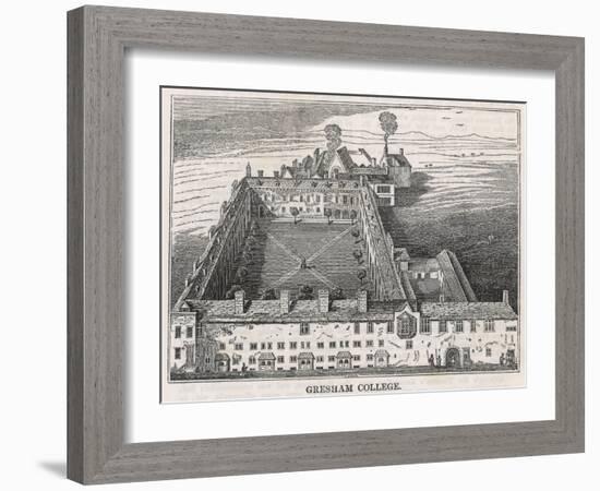 Gresham College 1834-I Dodd-Framed Art Print